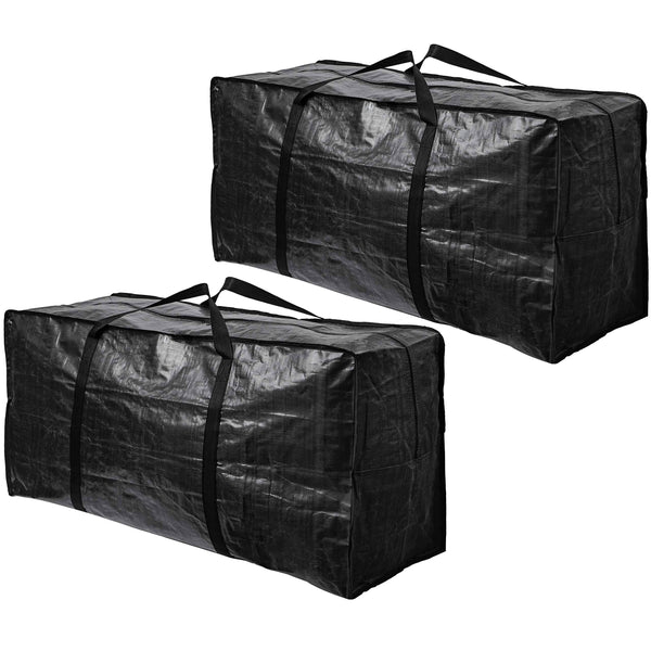 BAG-THAT! 2 Pack XXL Moving Bags, Jumbo Extra Large Heavy Duty Stronger Handles Wrap Around Storage Bags Moving Totes Storage Totes Zippered